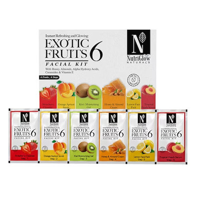 6-Pieces Exotic Fruit Facial Kit 60g