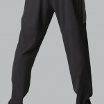 Men Black Solid Athleisure Lounge Pant