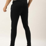 Men Black Slim Fit Solid Joggers